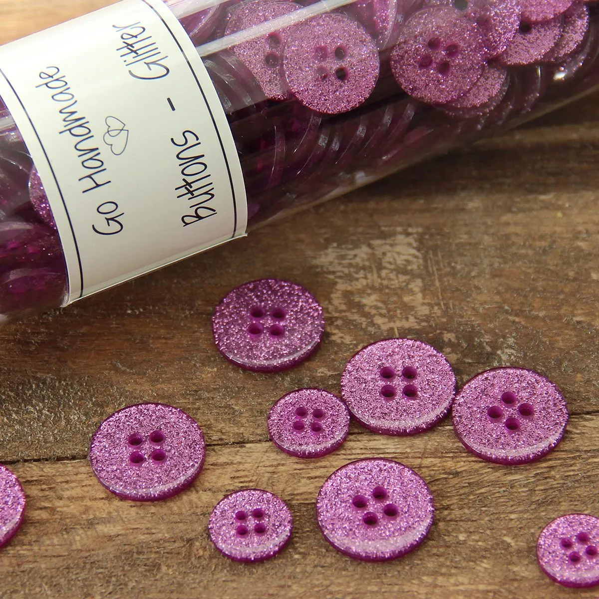 Go Handmade Glitter Sicherheitsaugen 18 mm 8 Stück