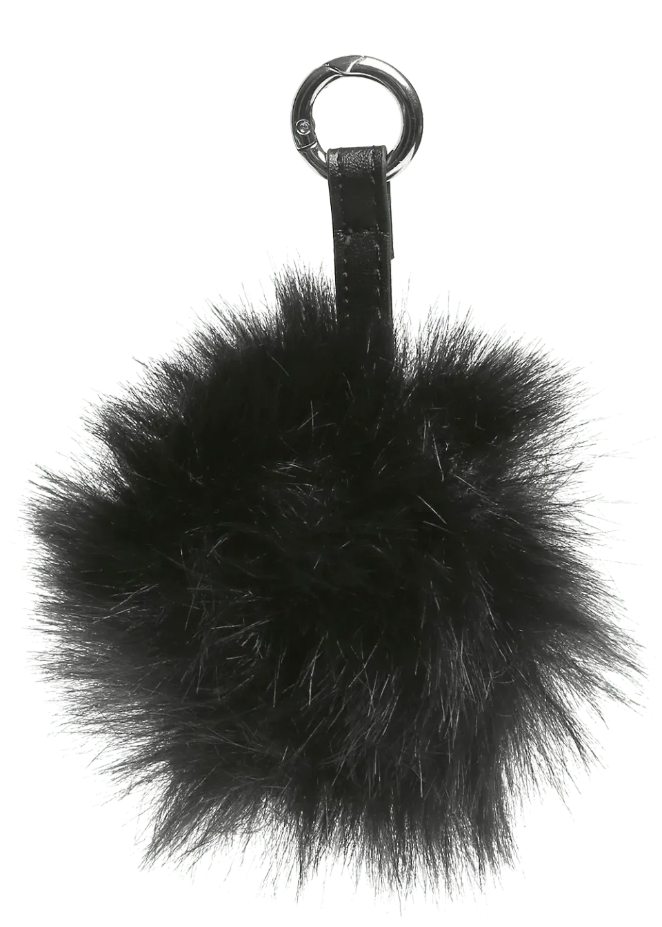 Go Handmade Pompon Charm D11cm Anhänger Schwarz
