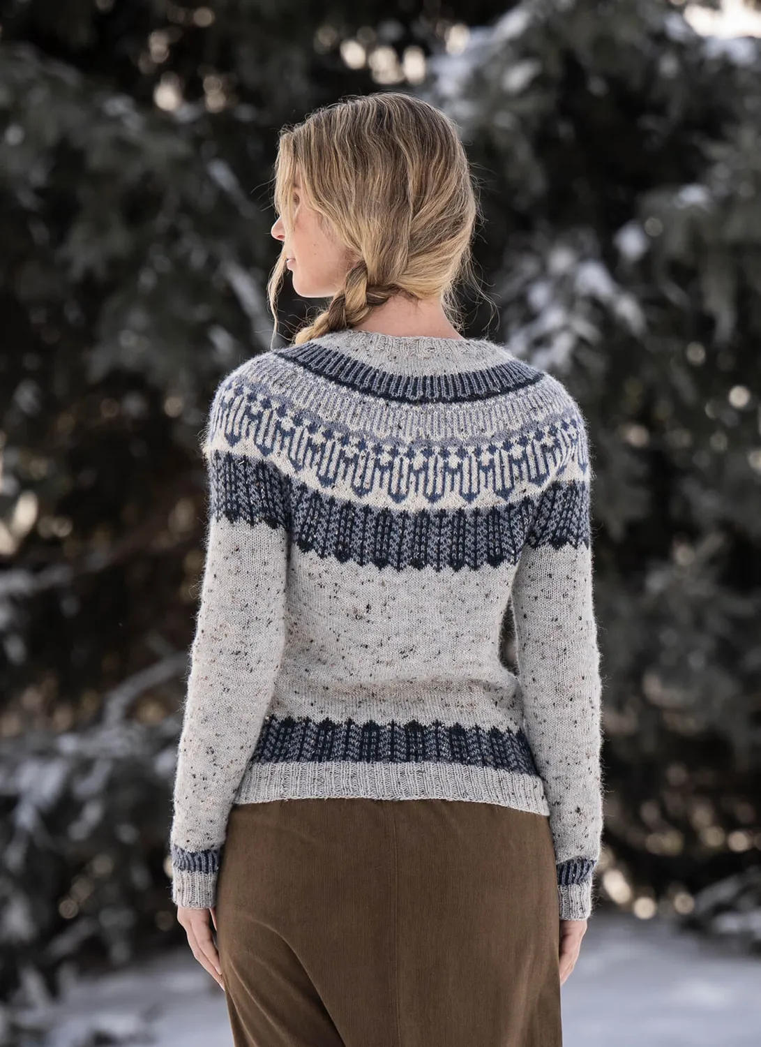 Blue Sky Fibers Classic Inveraray Jumper Strickanleitung 9 Größen