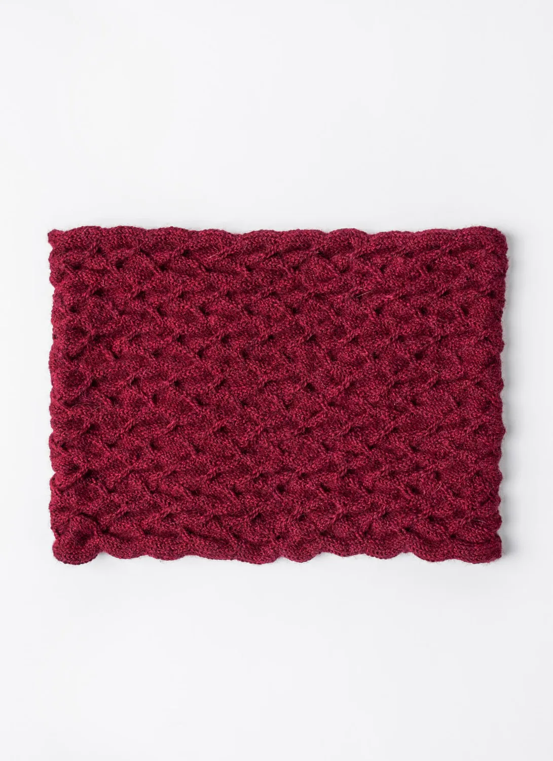 Blue Sky Fibers Titania Cowl Strickanleitung 100% Baby Alpaka