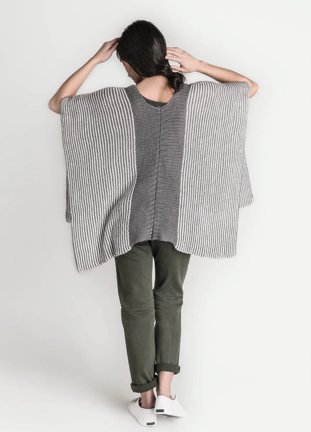 Blue Sky Fibers Classic Esko Wrap Strickanleitung Tuch Seide