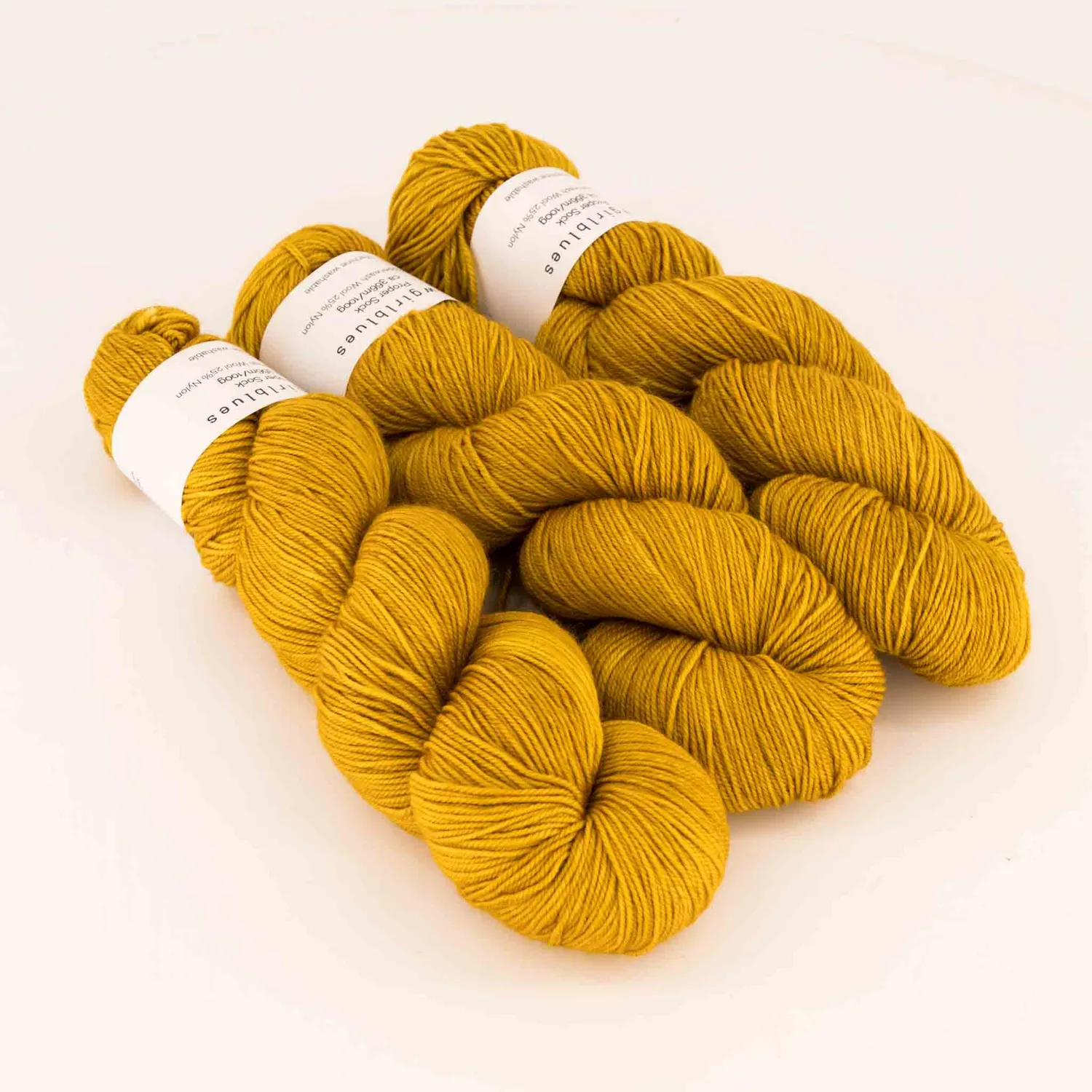 Cowgirlblues Proper Sock Mustard Sockengarn senfgelb