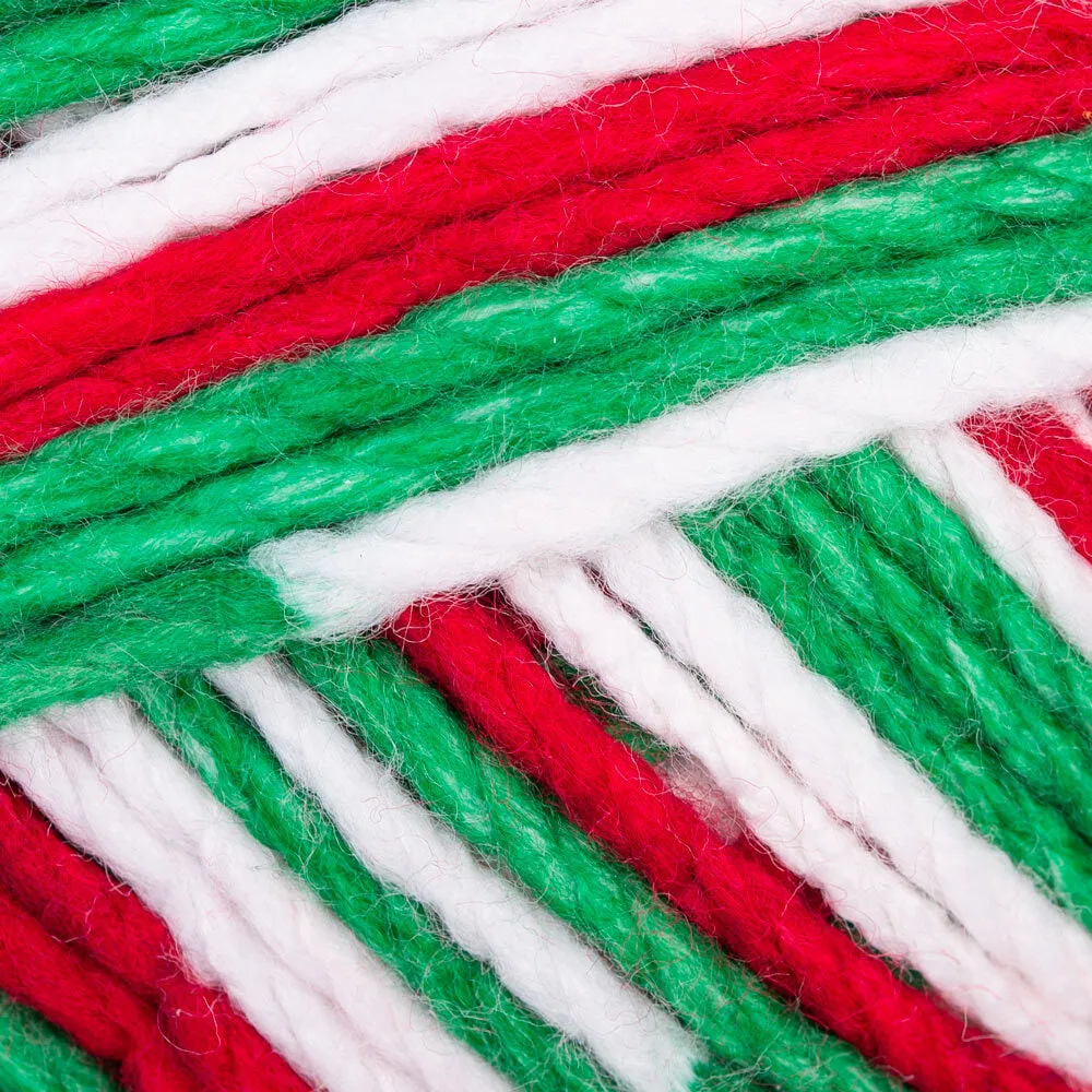 Paintbox Yarns Christmas Project Wolle Strumpf Streifen
