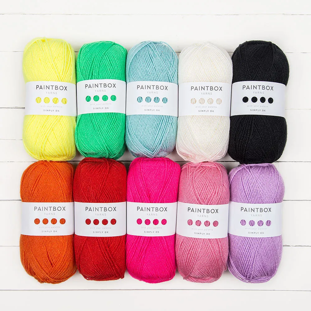 Paintbox Yarns Simply DK Wolle 10x100g Designer Picks