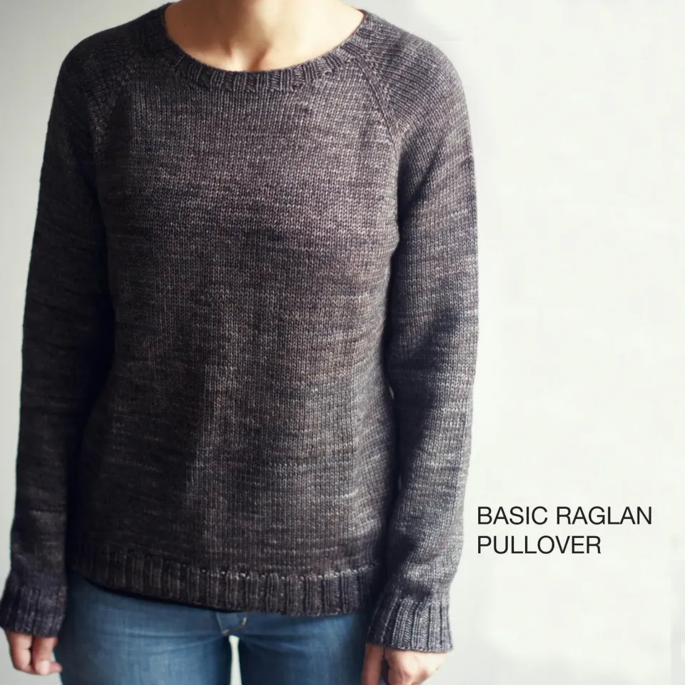 Joji Locatelli Basic Raglan Pullover Strickanleitung PDF