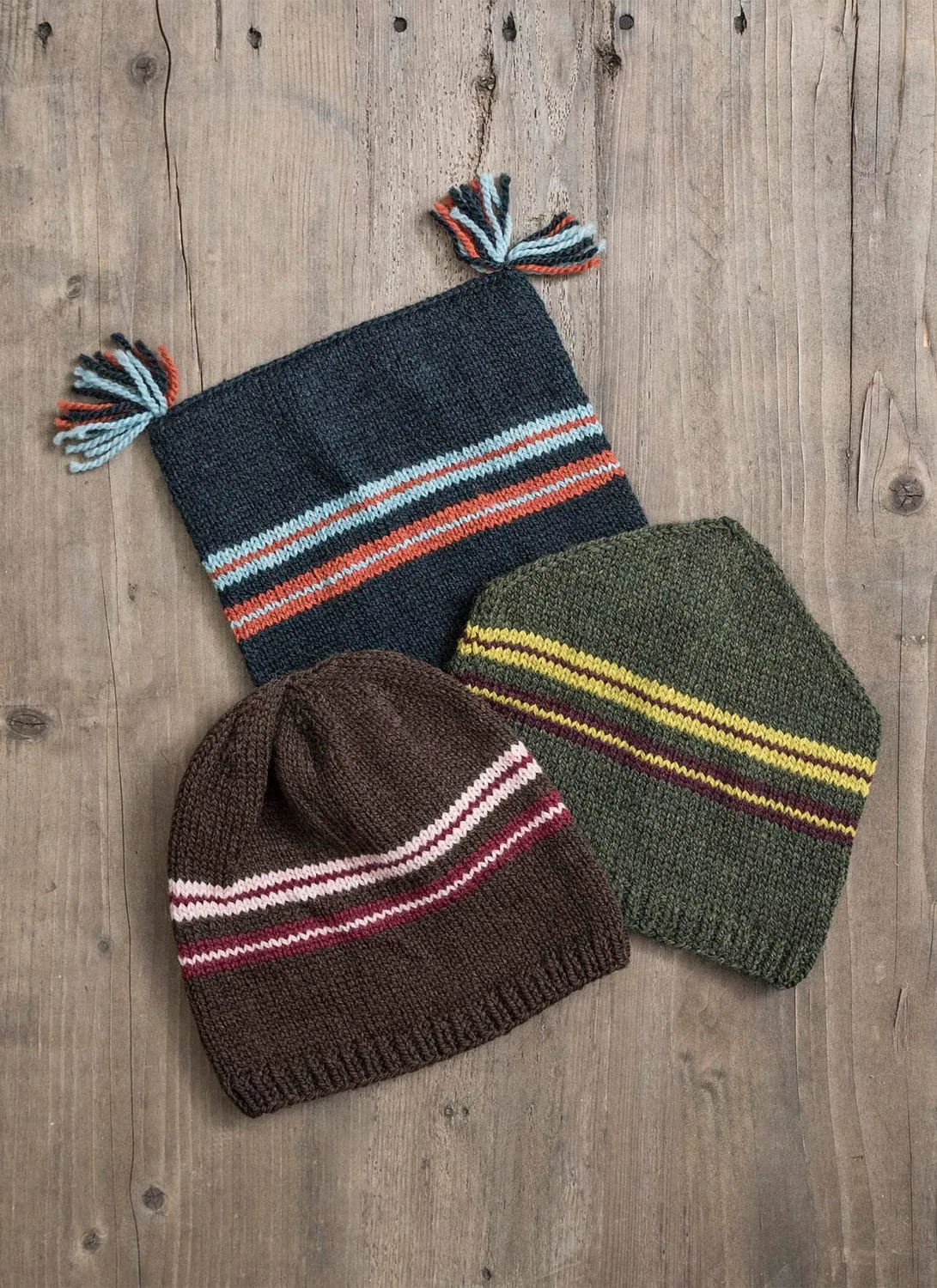 Blue Sky Fibers Ski Trio Hats Mützenanleitung 201723
