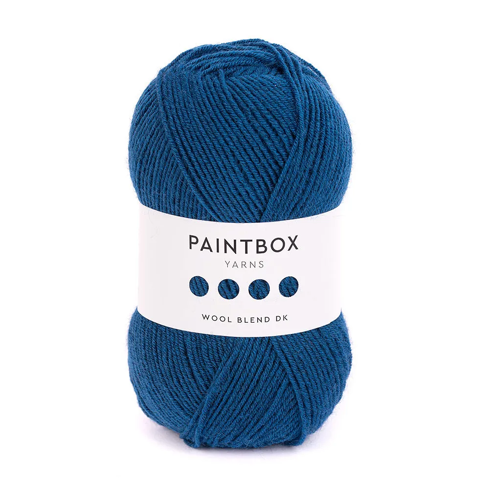 Paintbox Yarns Wool Blend DK Wolle Wollmischung einfarbig