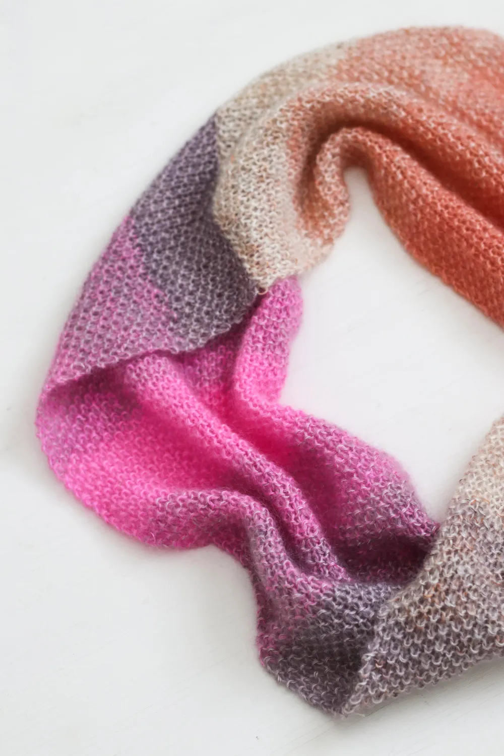 Madelinetosh Gradient Cowl Strickanleitung PDF Mohair