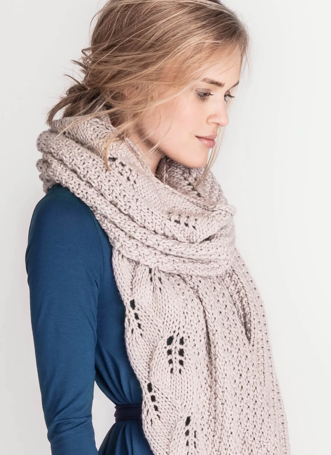 Blue Sky Fibers Classic Series Vining Wrap Strickanleitung Schal