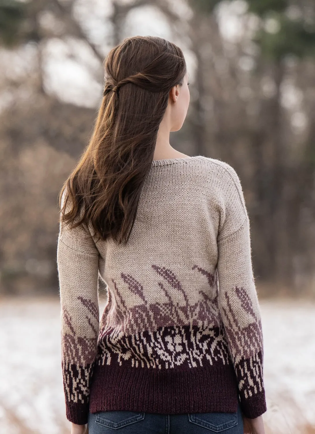 Blue Sky Fibers Meadowscape Strickanleitung Pullover