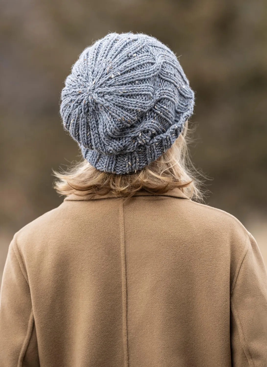 Blue Sky Fibers Portland Cap Strickanleitung Zopfmütze