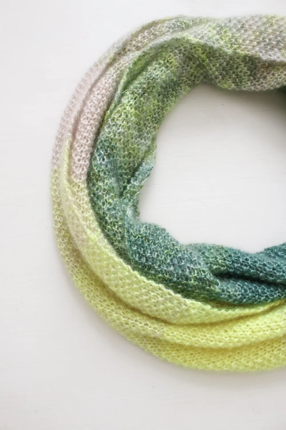 Madelinetosh Gradient Cowl Strickanleitung PDF Mohair