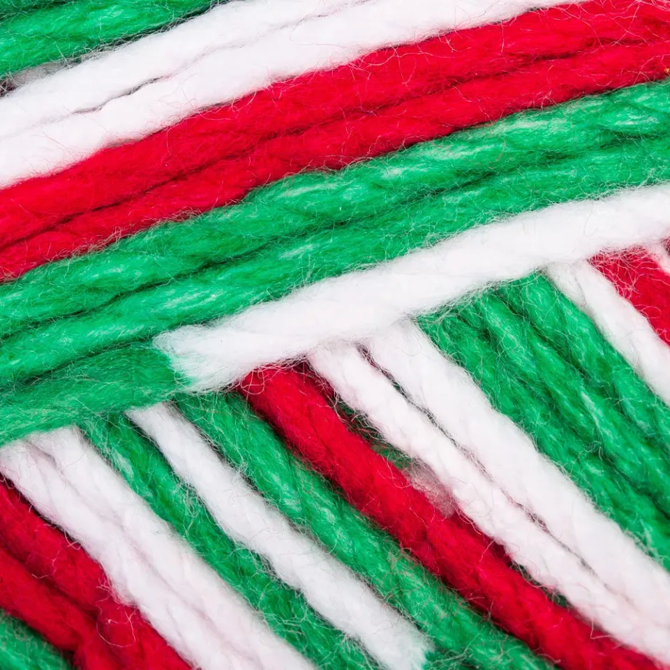 Paintbox Yarns Christmas Project Wolle Strumpf Streifen