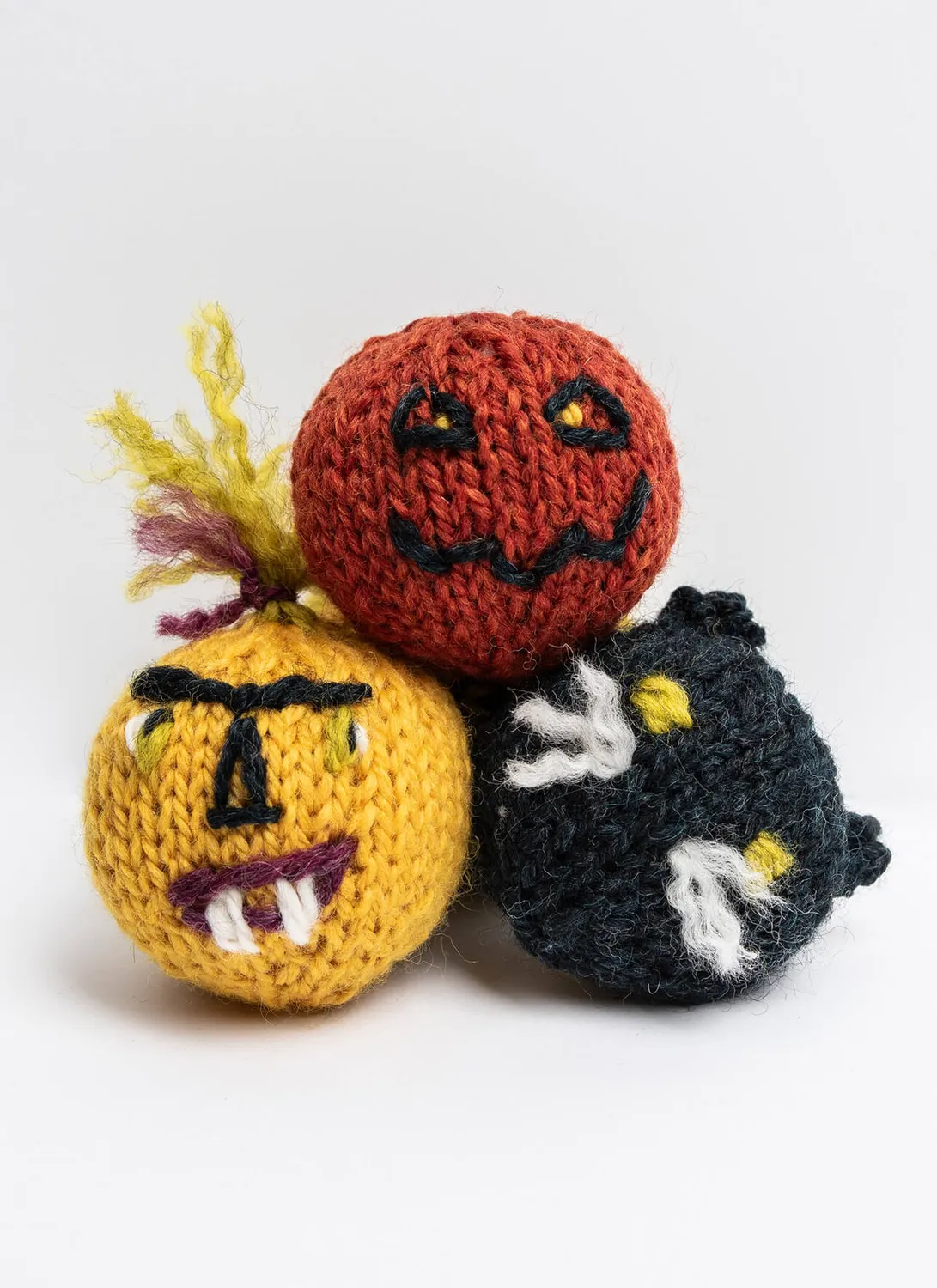 Blue Sky Fibers Fright & Delight Baubles Strickdeko bunt