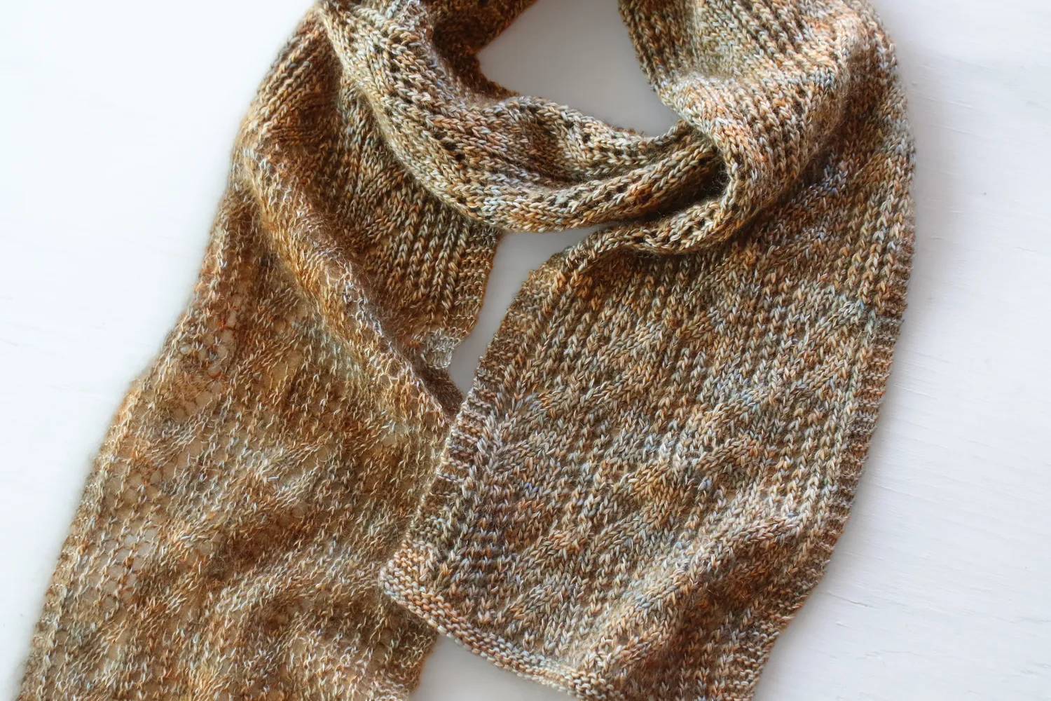 Madelinetosh Fireside Scarf PDF Strickanleitung Lace