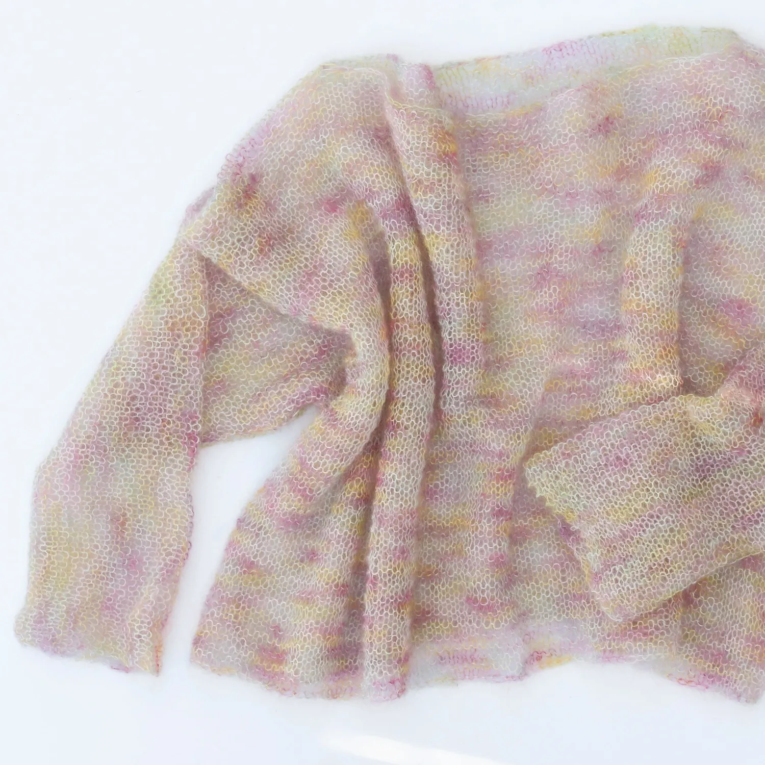Madelinetosh Allegro Sweater Kit Strickset Texas Tulips S-L