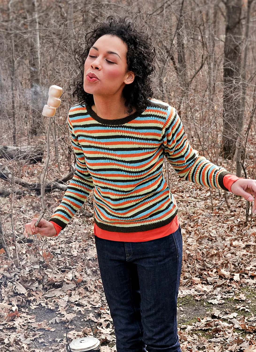 Blue Sky Fibers Classic Series The Wave Pullover Strickanleitung Wellenmuster