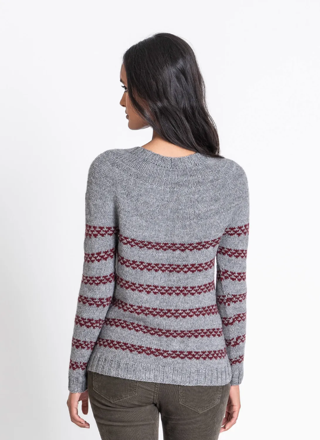 Blue Sky Fibers Classic Bristol Pullover Strickanleitung Woolstok