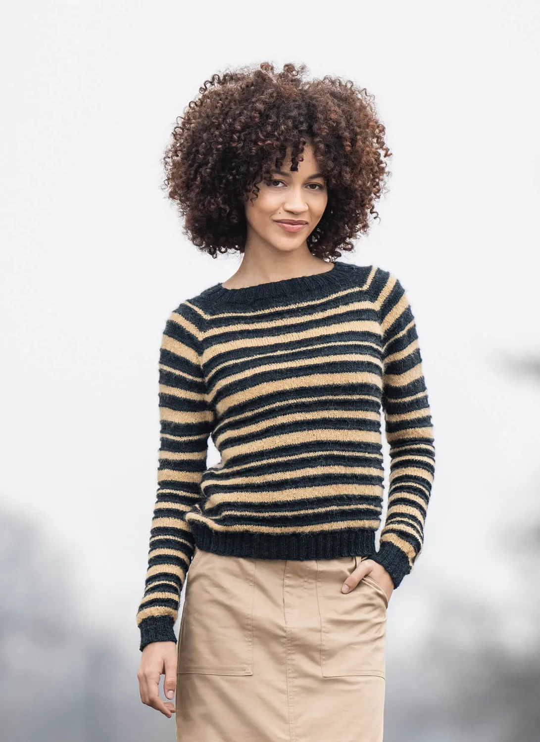 Blue Sky Fibers Classic Saturnalia Sweater Strickanleitung Pullover