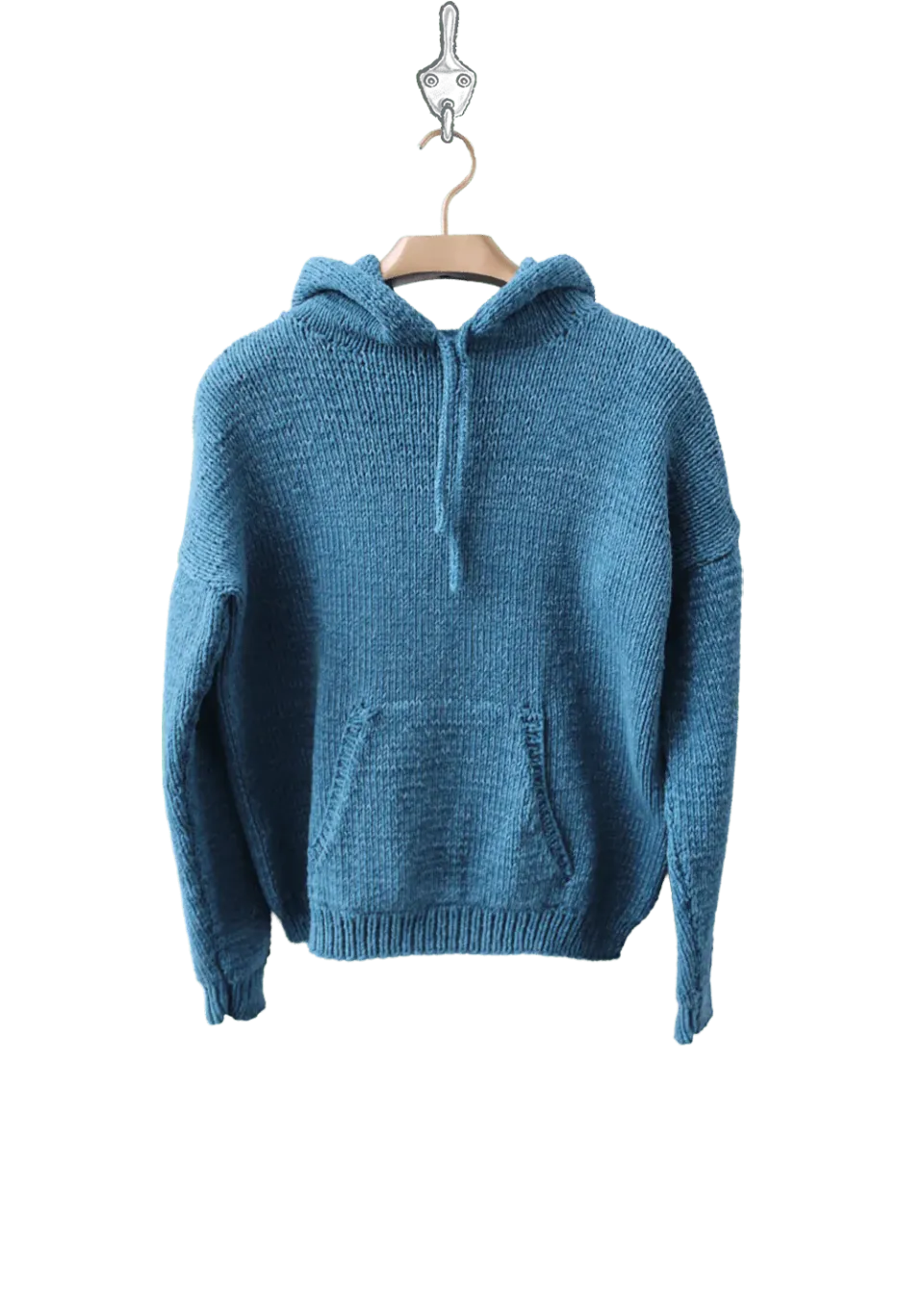 Go Handmade Hoodie Strickanleitung XS-XXL Kapuzenpulli