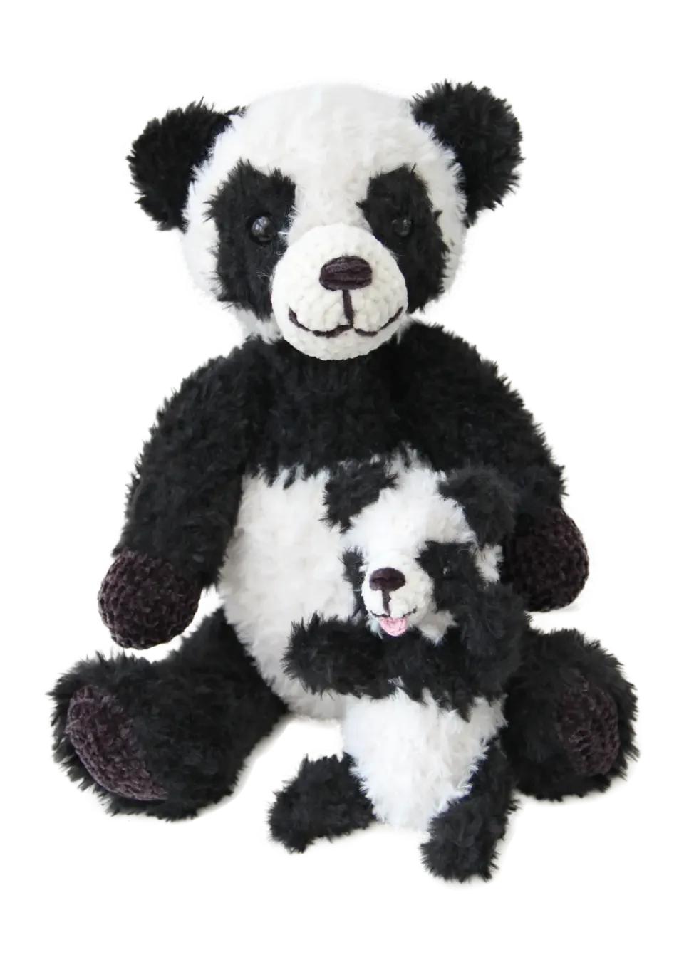 Go Handmade Pandaerne Häkelanleitung Inus & Baby Nusi
