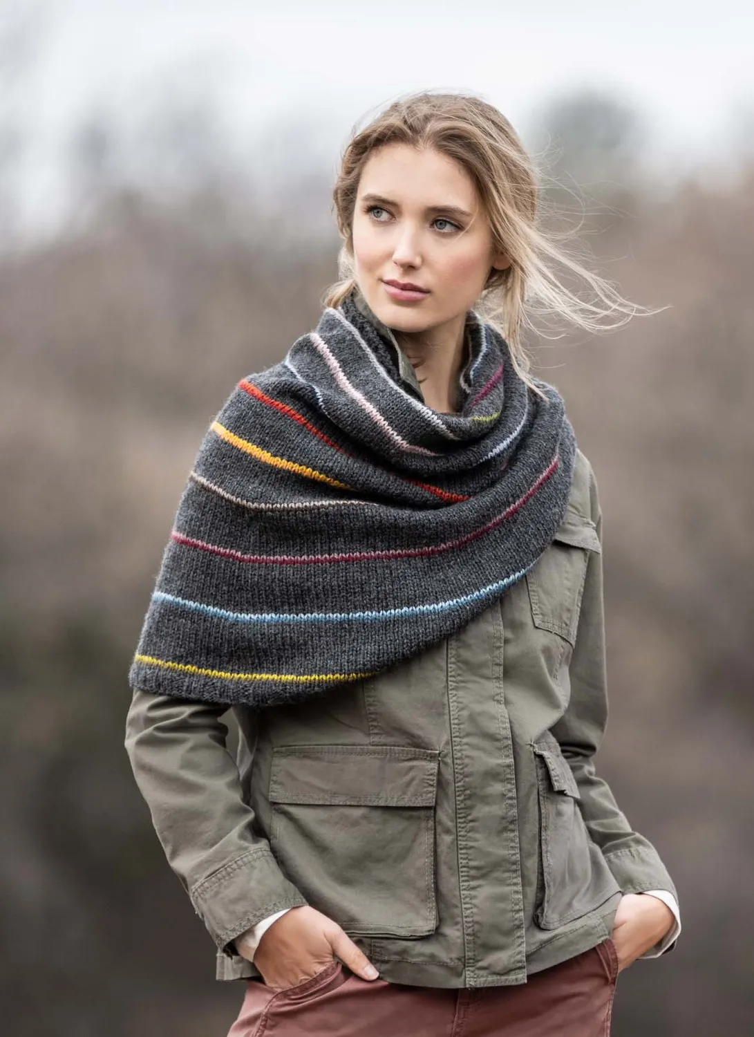 Blue Sky Fibers Classic Series 27 Color Snood Strickanleitung 202215
