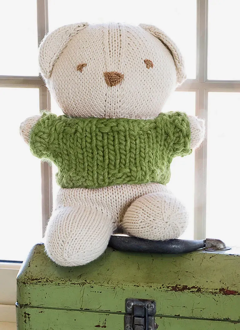 Blue Sky Fibers Baby Bobbi Bear Strickanleitung Teddy