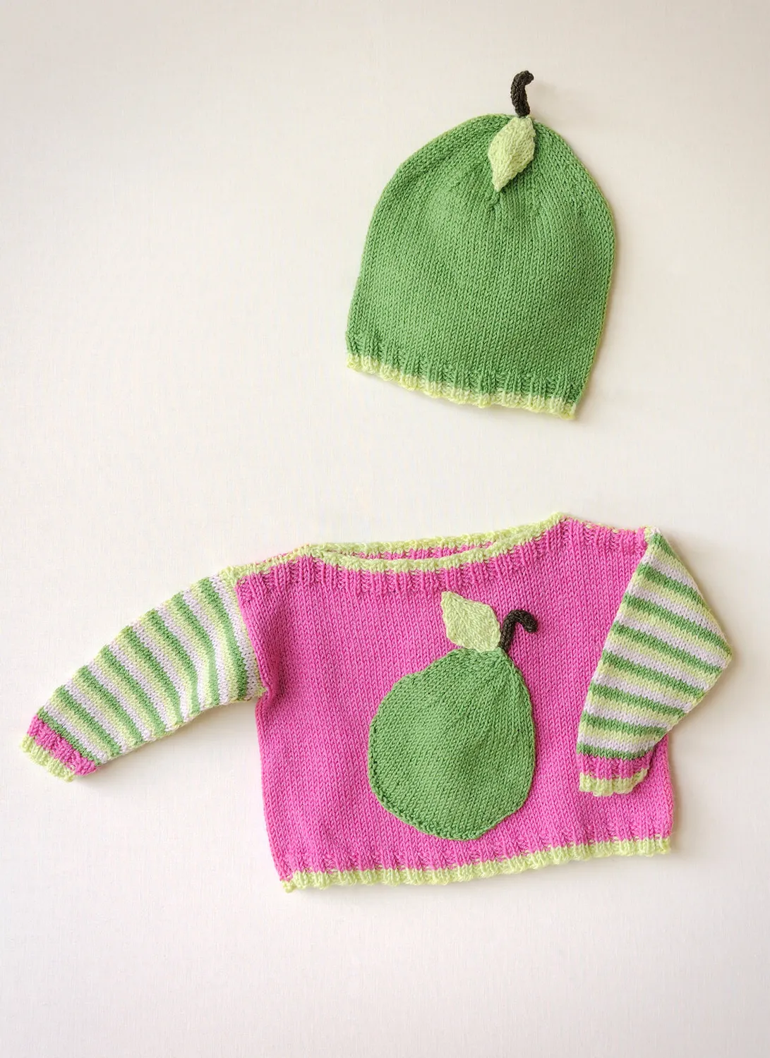 Blue Sky Fibers Baby Bartlett Set Strickanleitung Apfel