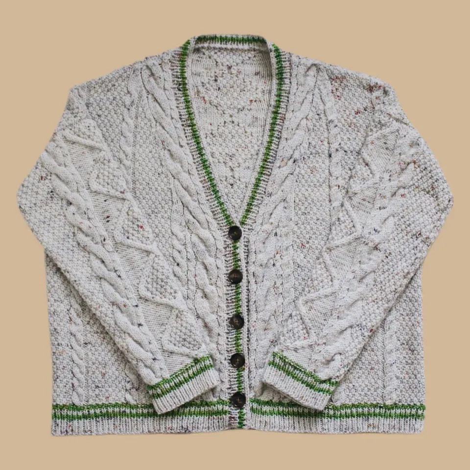 Madelinetosh Folklore Cardigan Strickanleitung PDF DK