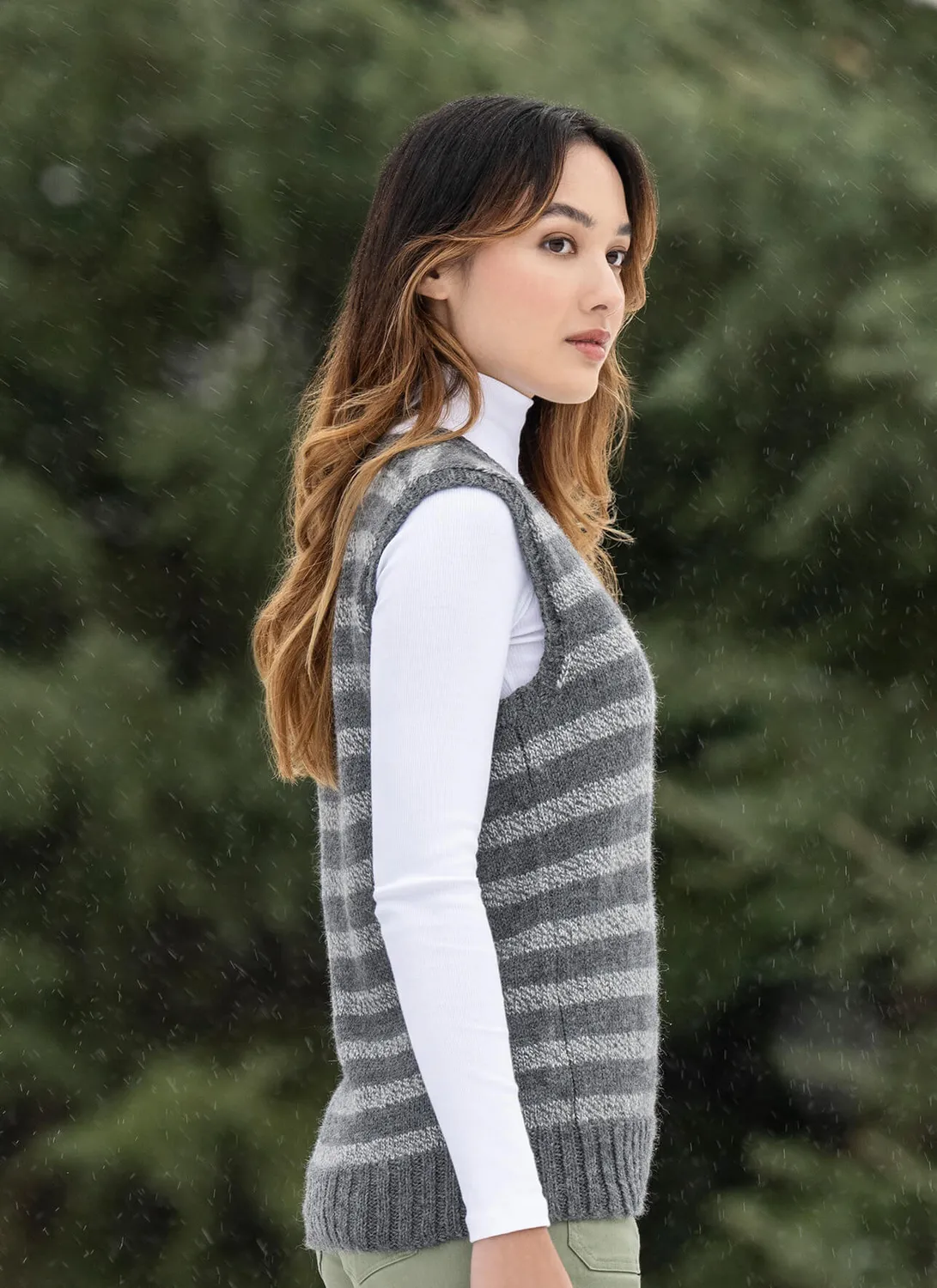 Blue Sky Fibers Classic Series Skyline Vista Vest Strickanleitung 202527 Uni