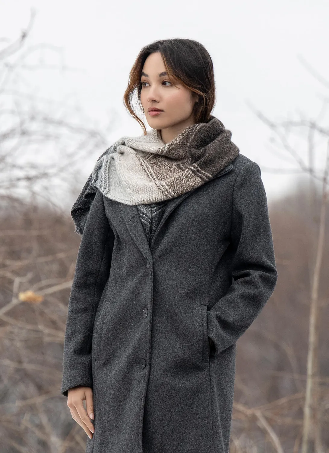Blue Sky Fibers Ingalls Wrap Strickanleitung Tuch Alpaka
