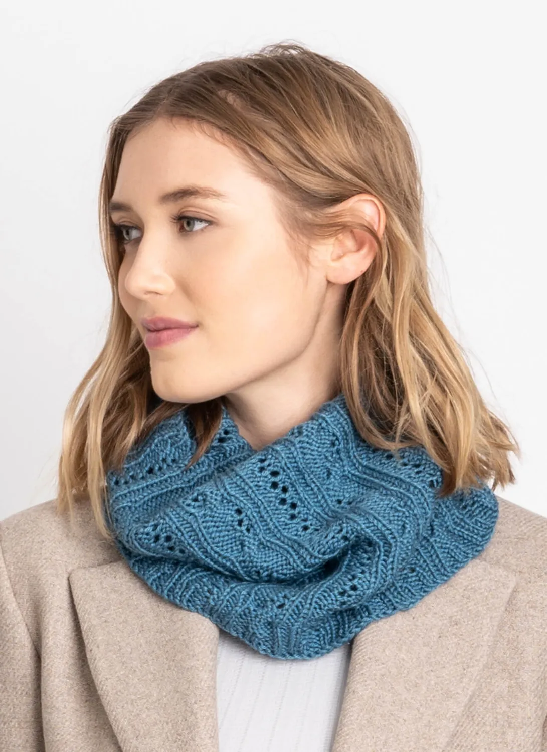 Blue Sky Fibers Coldwater Cowl Strickanleitung Skyland