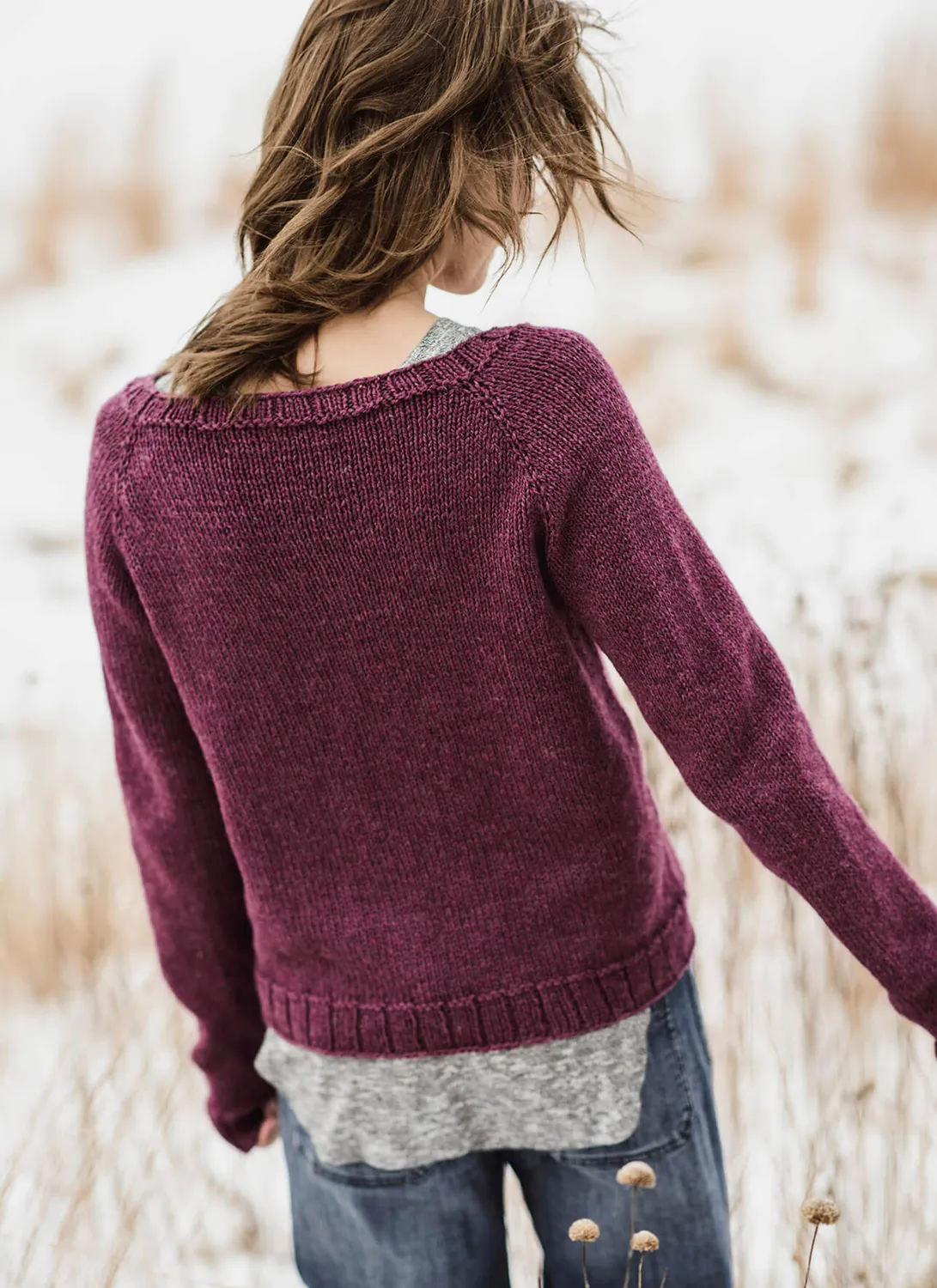 Blue Sky Fibers Cromwell Pullover Strickanleitung Top-Down