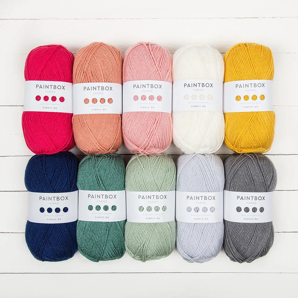 Paintbox Yarns Simply DK Wolle 10x100g Designer Picks