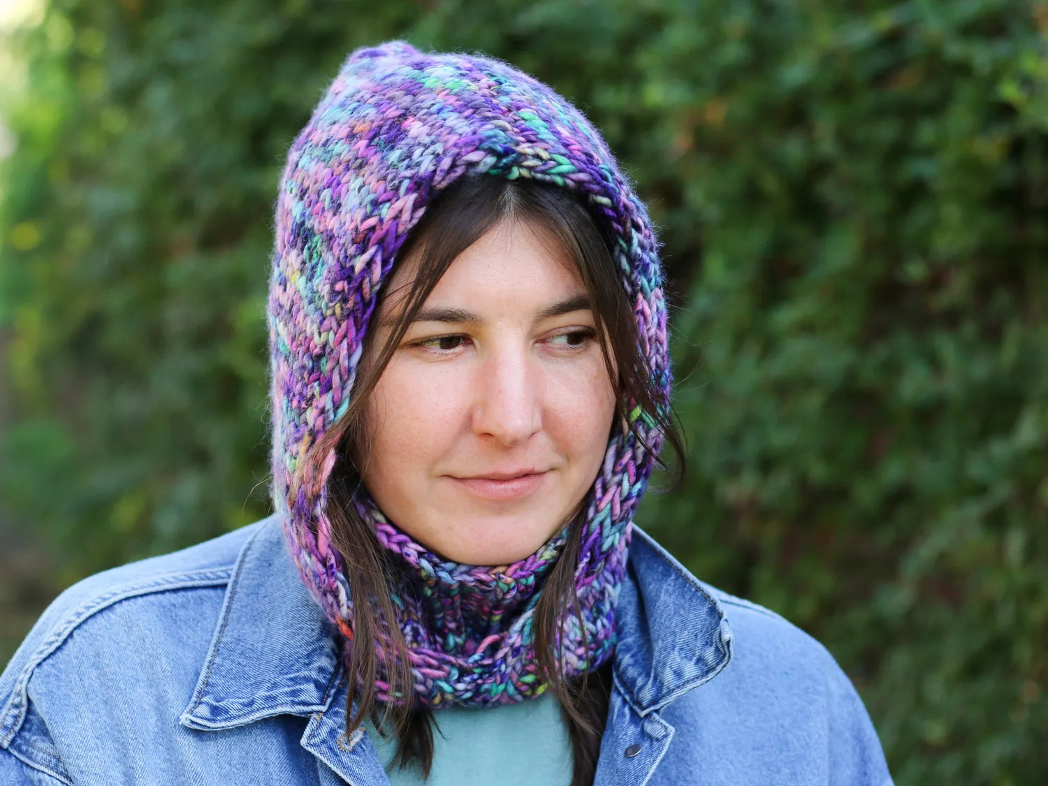 Madelinetosh No Chill Hood Anleitung PDF Super Bulky