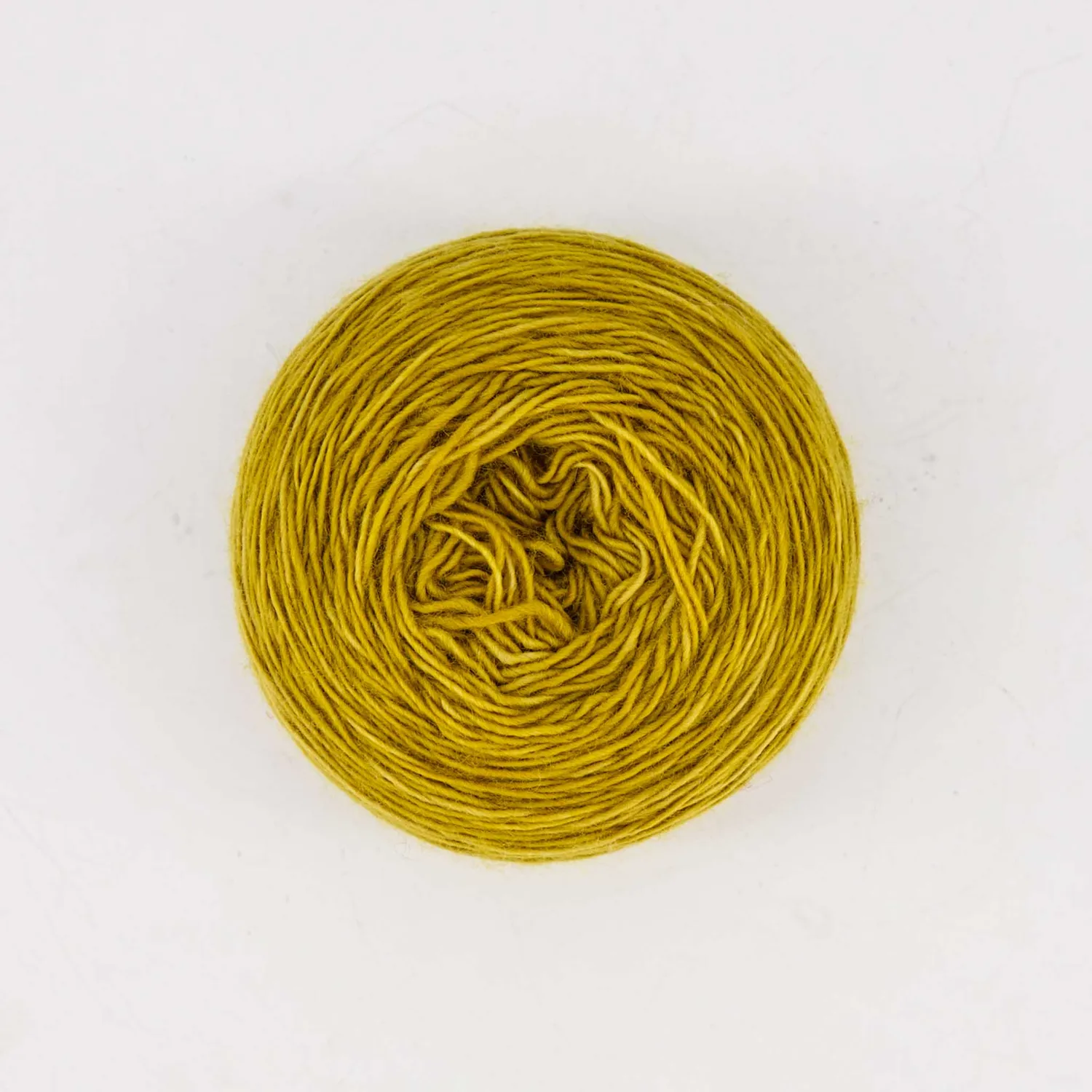 Cowgirlblues Merino Lace Garn Mustard handgefärbt
