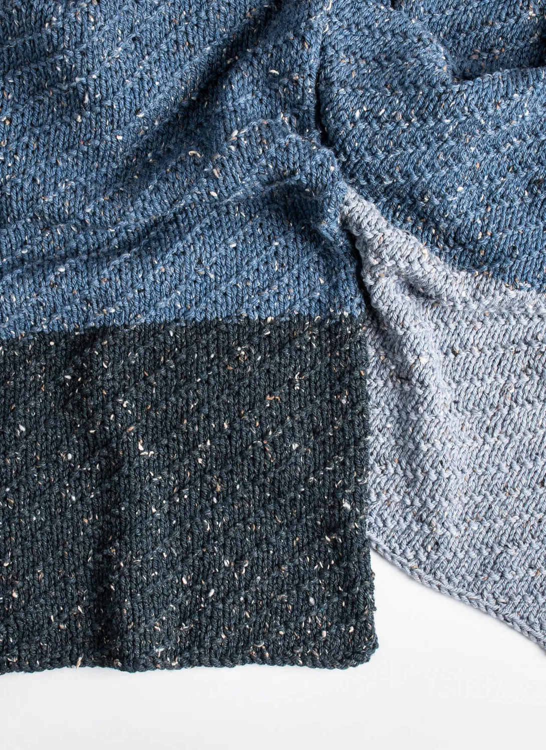 Blue Sky Fibers Classic Madison Wrap Strickanleitung Tweed verstellbar