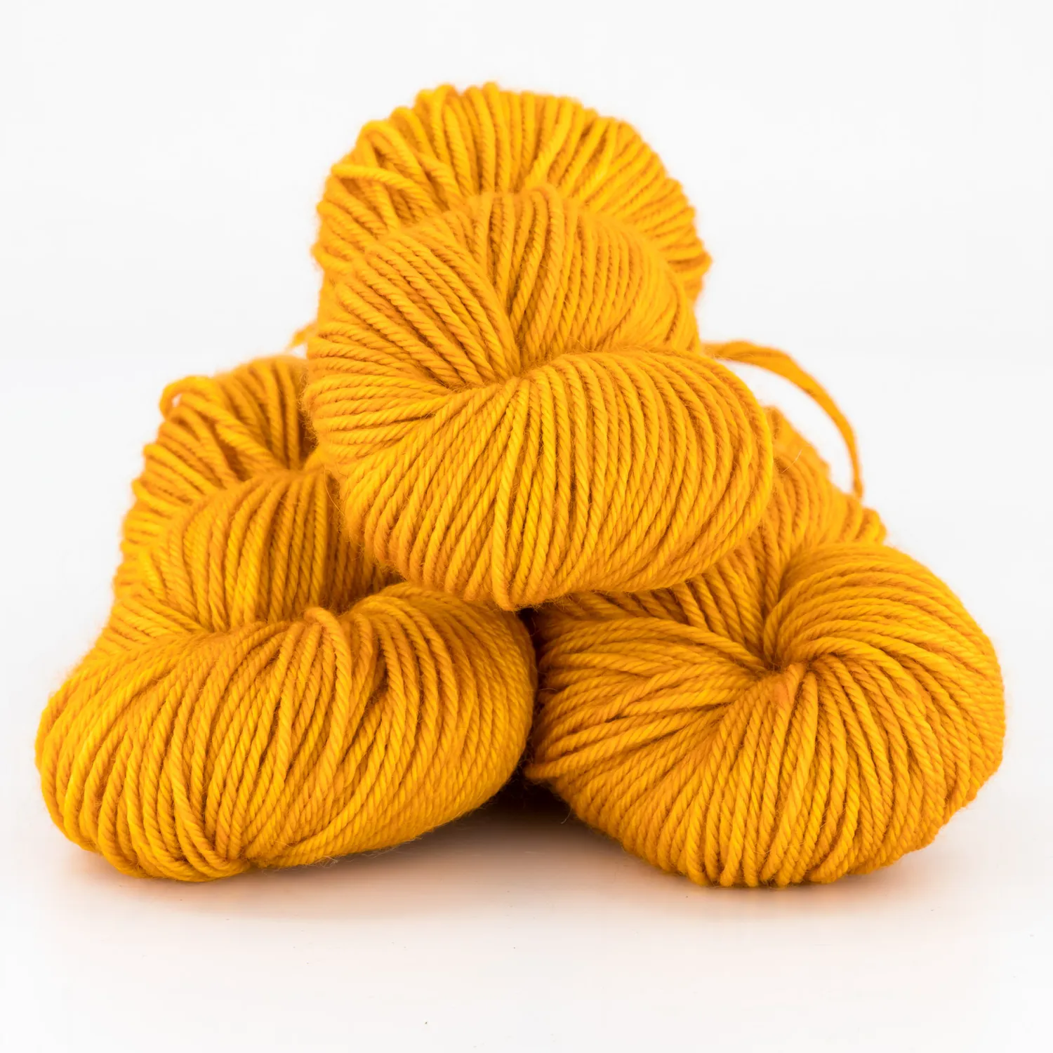 Cowgirlblues Merino DK Saffron Wolle gelb Uni