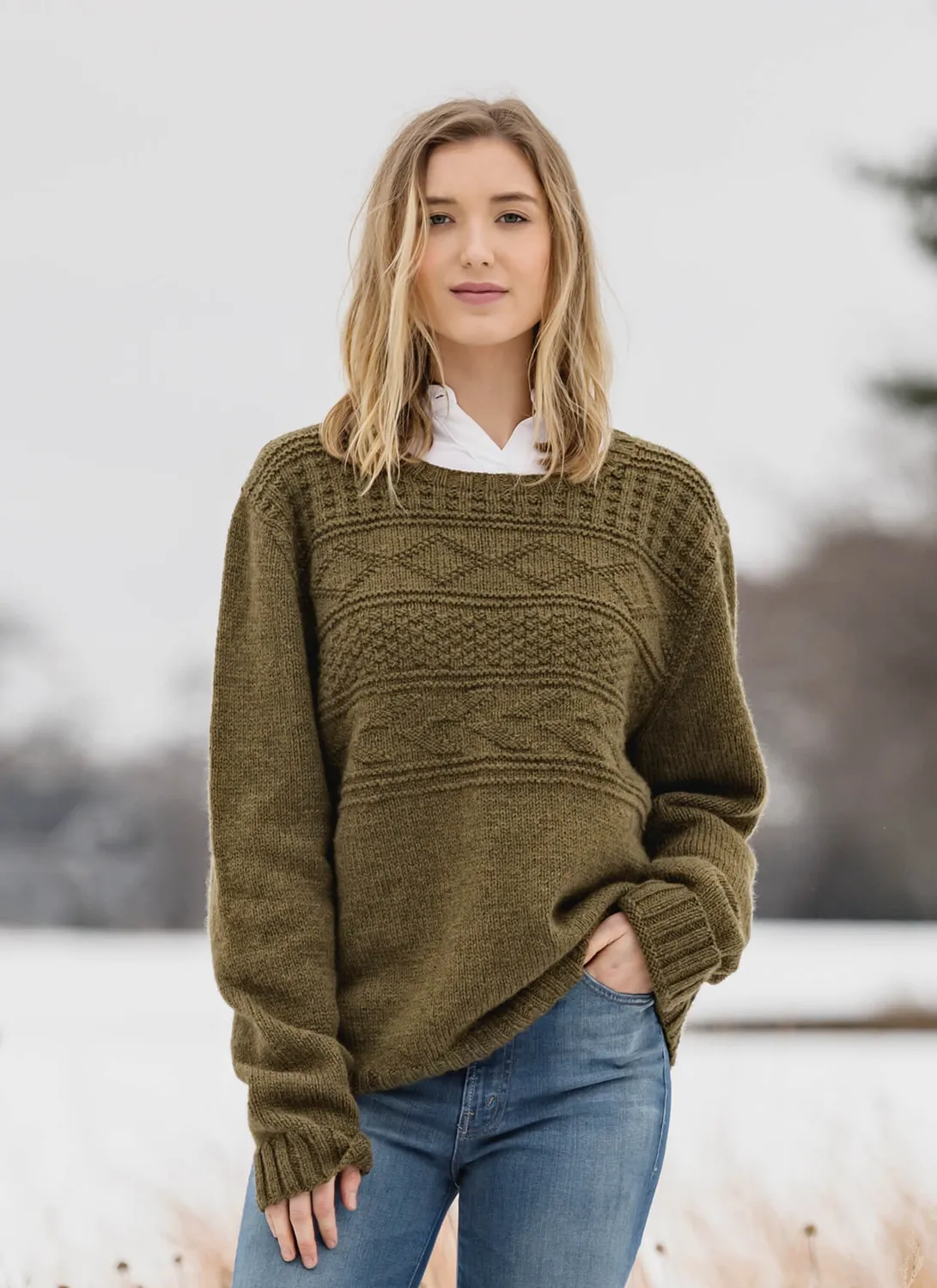 Blue Sky Fibers Pemberton Pullover 202020 Strickanleitung unisex