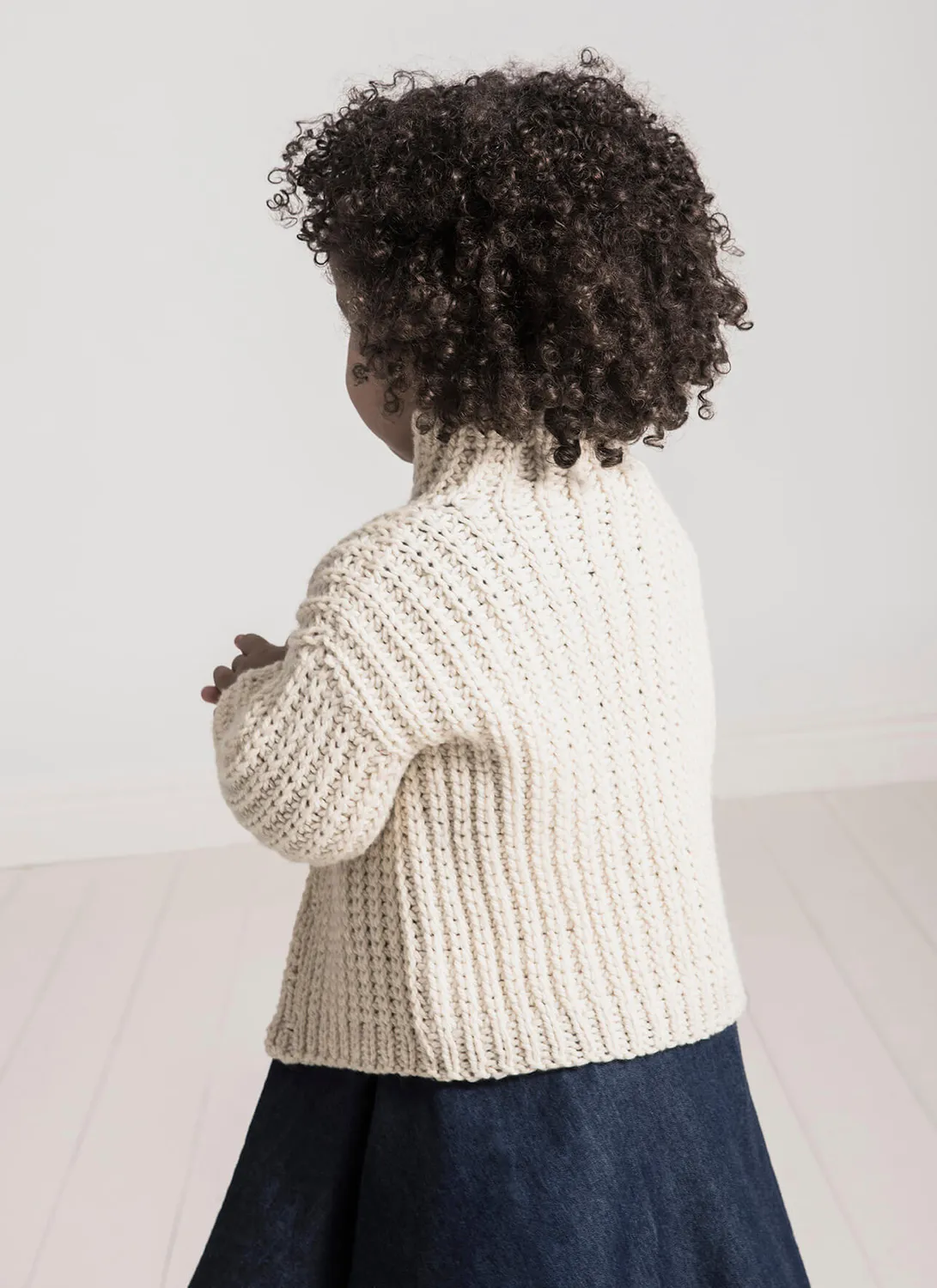 Blue Sky Fibers Classic Cookies & Cream Cardi Strickanleitung Kinder