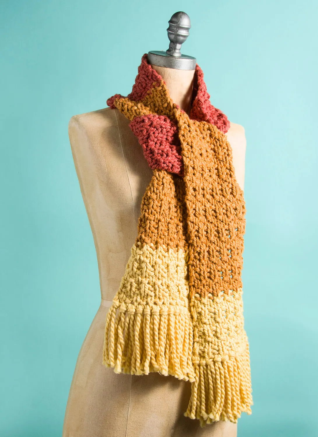 Blue Sky Fibers Outer Fun & Fast Scarf Strickanleitung Schal