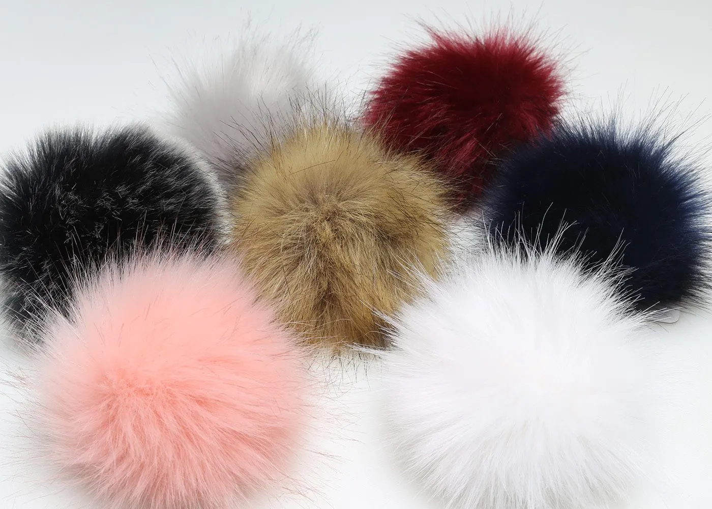 Go Handmade Pompon Bommel Knopf Gross 13cm Fell
