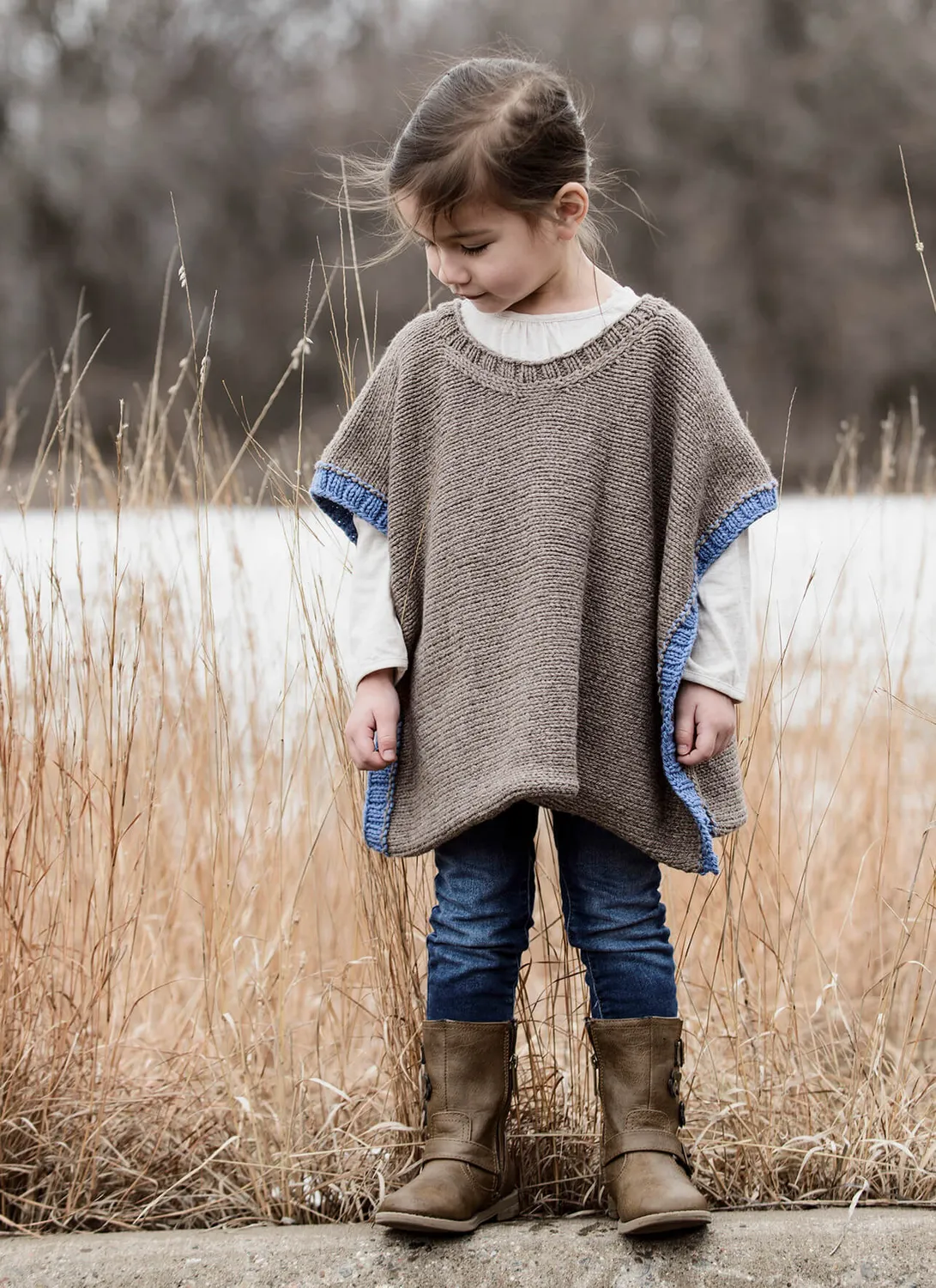 Blue Sky Fibers Classic Series 201623 Puddle Jumper Poncho Anleitung