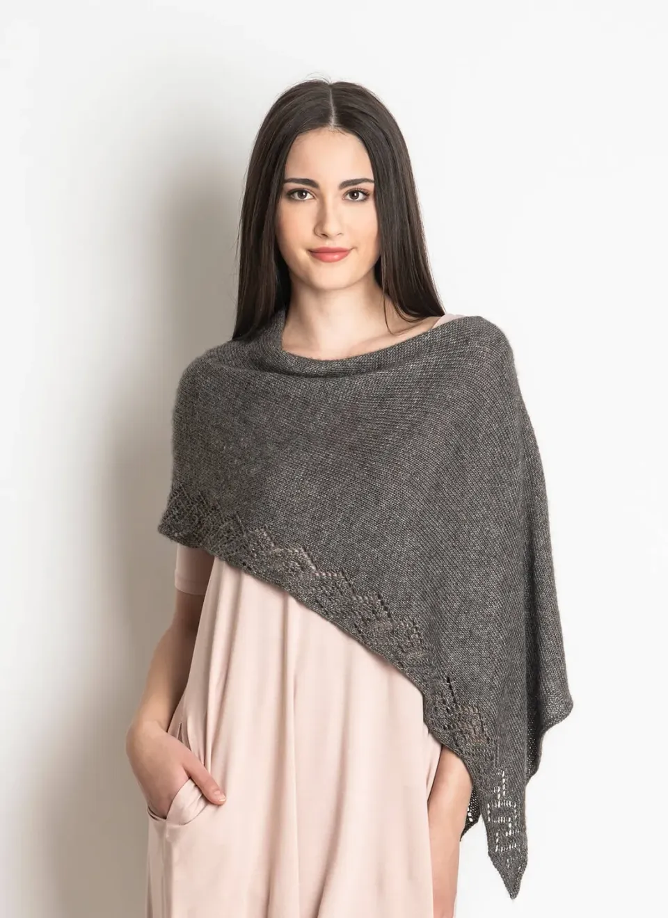 Blue Sky Fibers Classic Series Etched Rio Wrap Strickanleitung PDF Lace