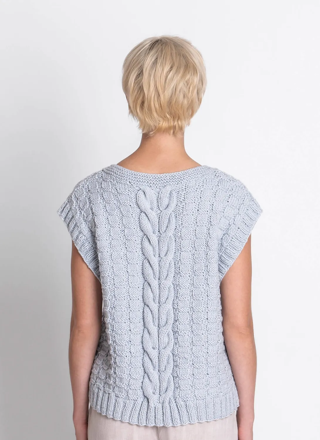 Blue Sky Fibers Classic Series Orcutt Tee Strickanleitung Bio-Baumwolle