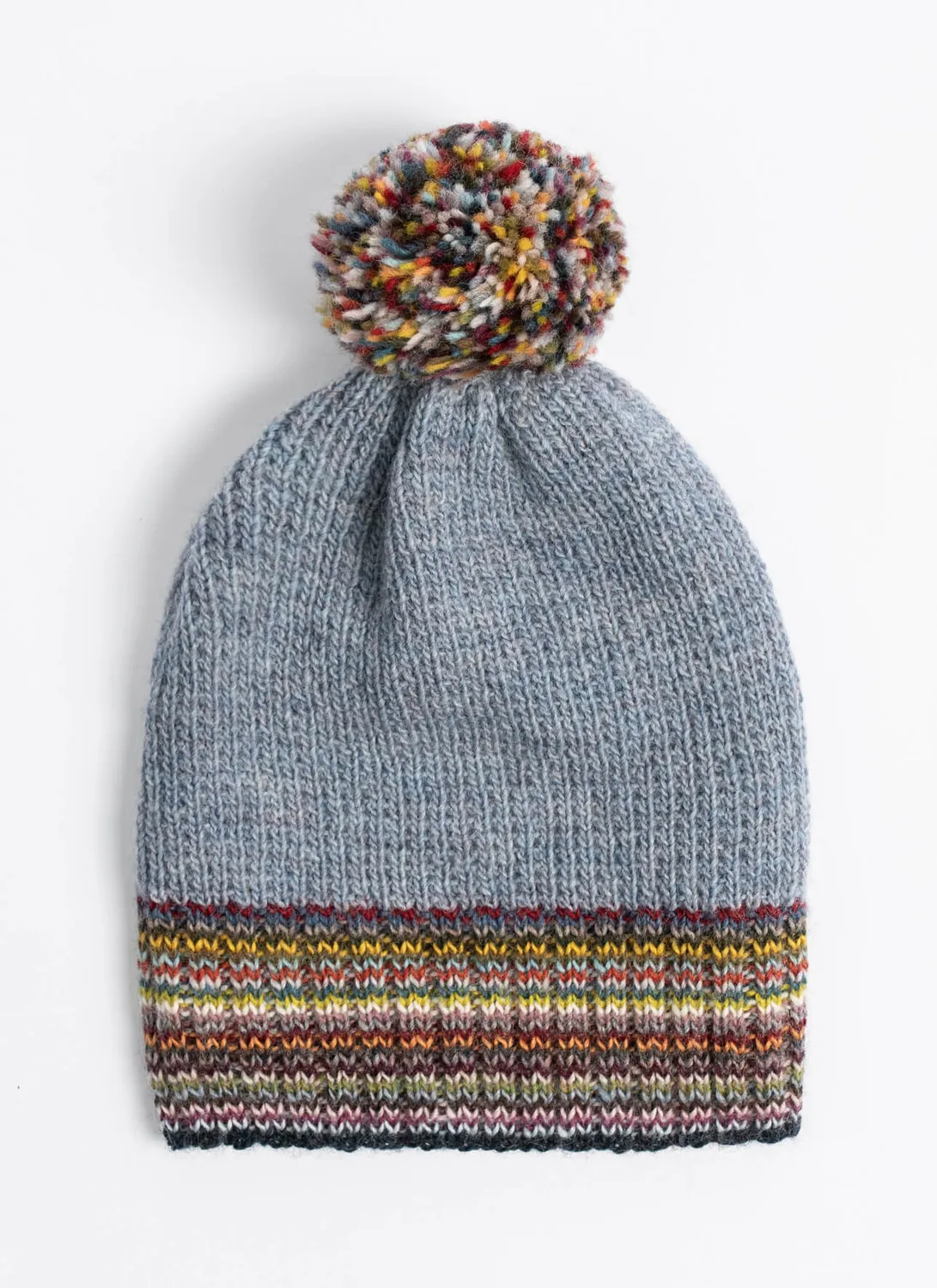 Blue Sky Fibers Classic Series Confetti Hat Strickanleitung Bommel
