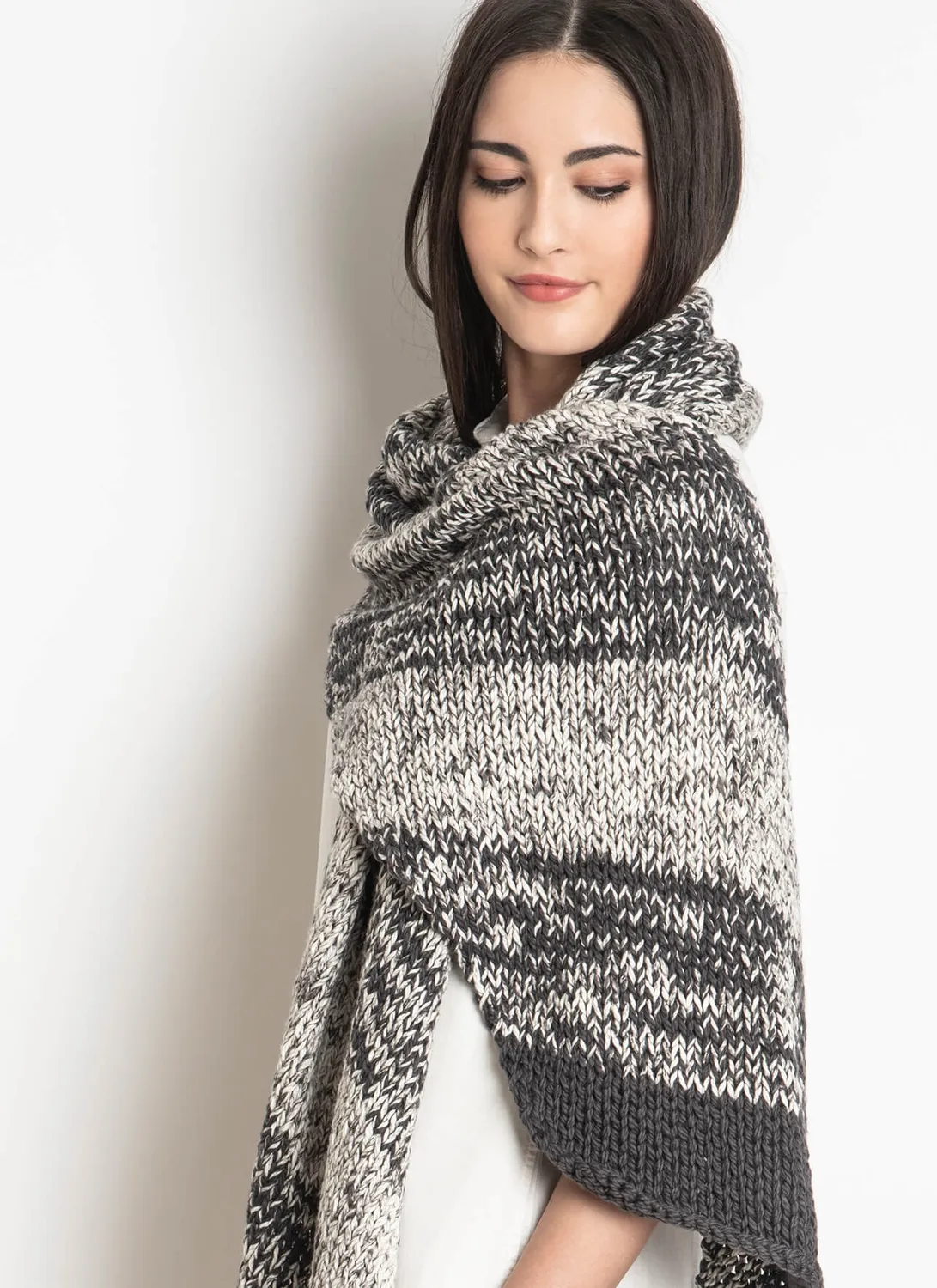 Blue Sky Fibers Classic Worthington Wrap Strickanleitung Tuch