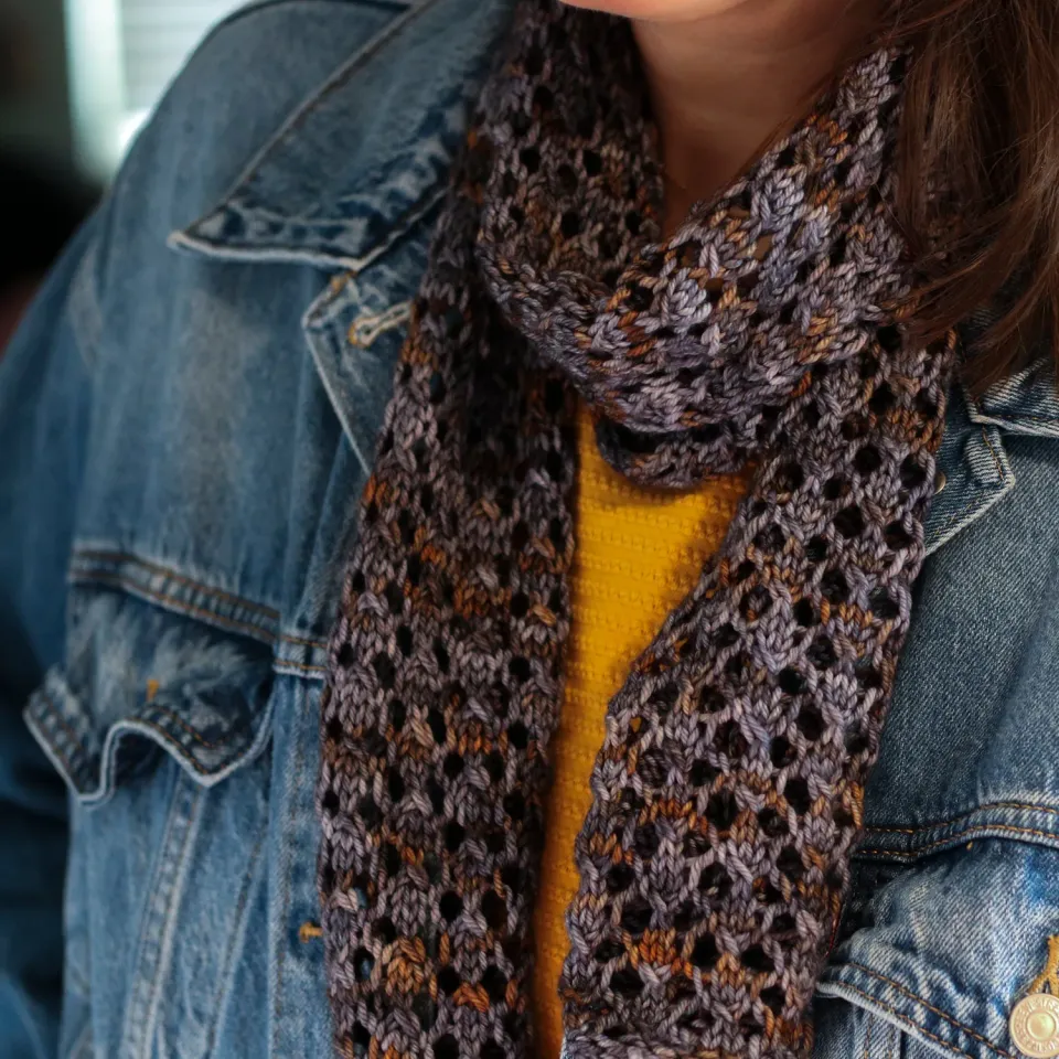 Madelinetosh Desert Dust Scarf Strickanleitung PDF Lace