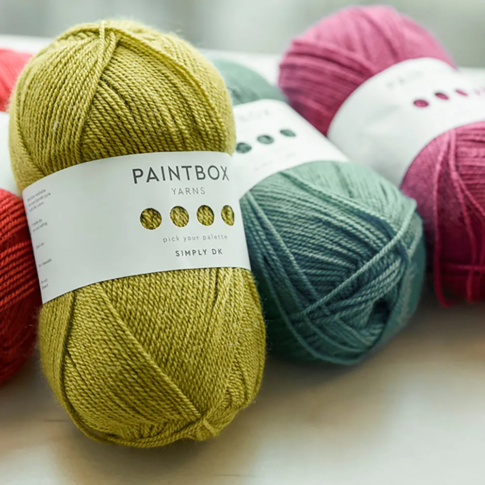 Paintbox Yarns Simply DK Acrylgarn Papierweiß 100g