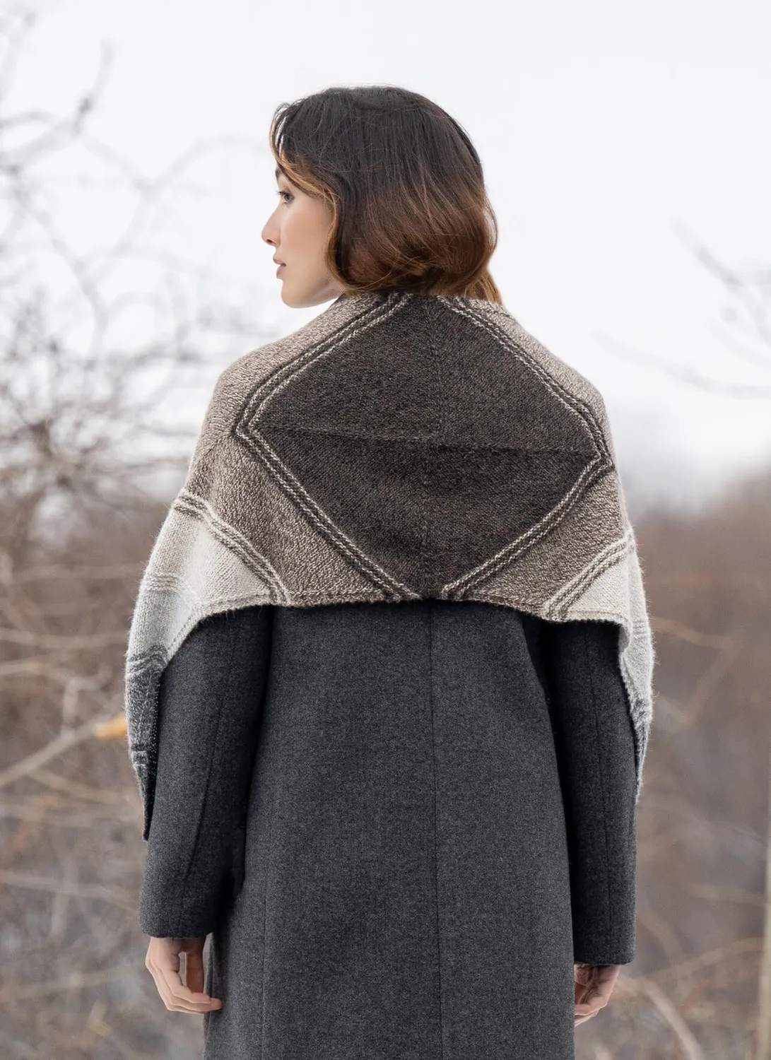 Blue Sky Fibers Ingalls Wrap Strickanleitung Tuch Alpaka